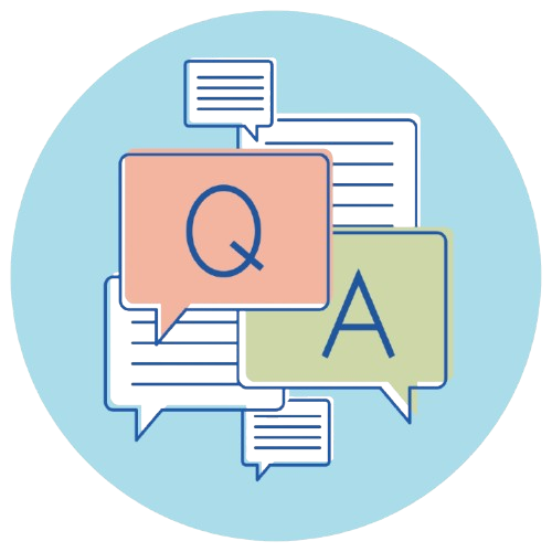 アイコン 3色塗 QAのイメージ アイコン 3色塗 QAのイメージ